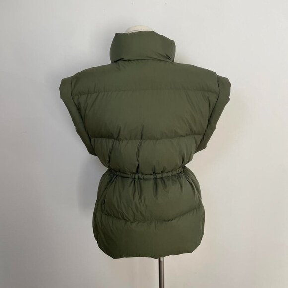 Wilfred Laramie Puffer Vest In Olive Green | Women’s Size Small - Picture 4 of 8